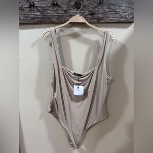 SHEIN Taupe Bodysuit